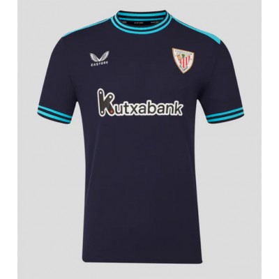 Moški Nogometni dresi Athletic Bilbao Oihan Sancet #8 Gostujoči 2025-26 Kratek Rokav Moški Nogometni dresi Athletic Bilbao Oihan Sancet #8 Gostujoči 2025-26 Kratek Rokav